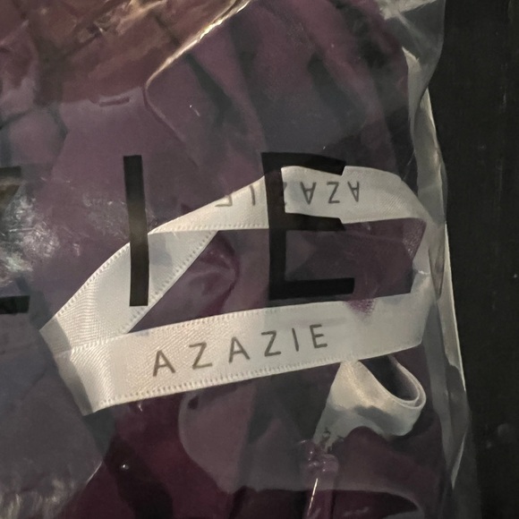 NWT, never opened, Azazie Plum A-Line Convertible Tulle kids size 5 Dress - Picture 4 of 7